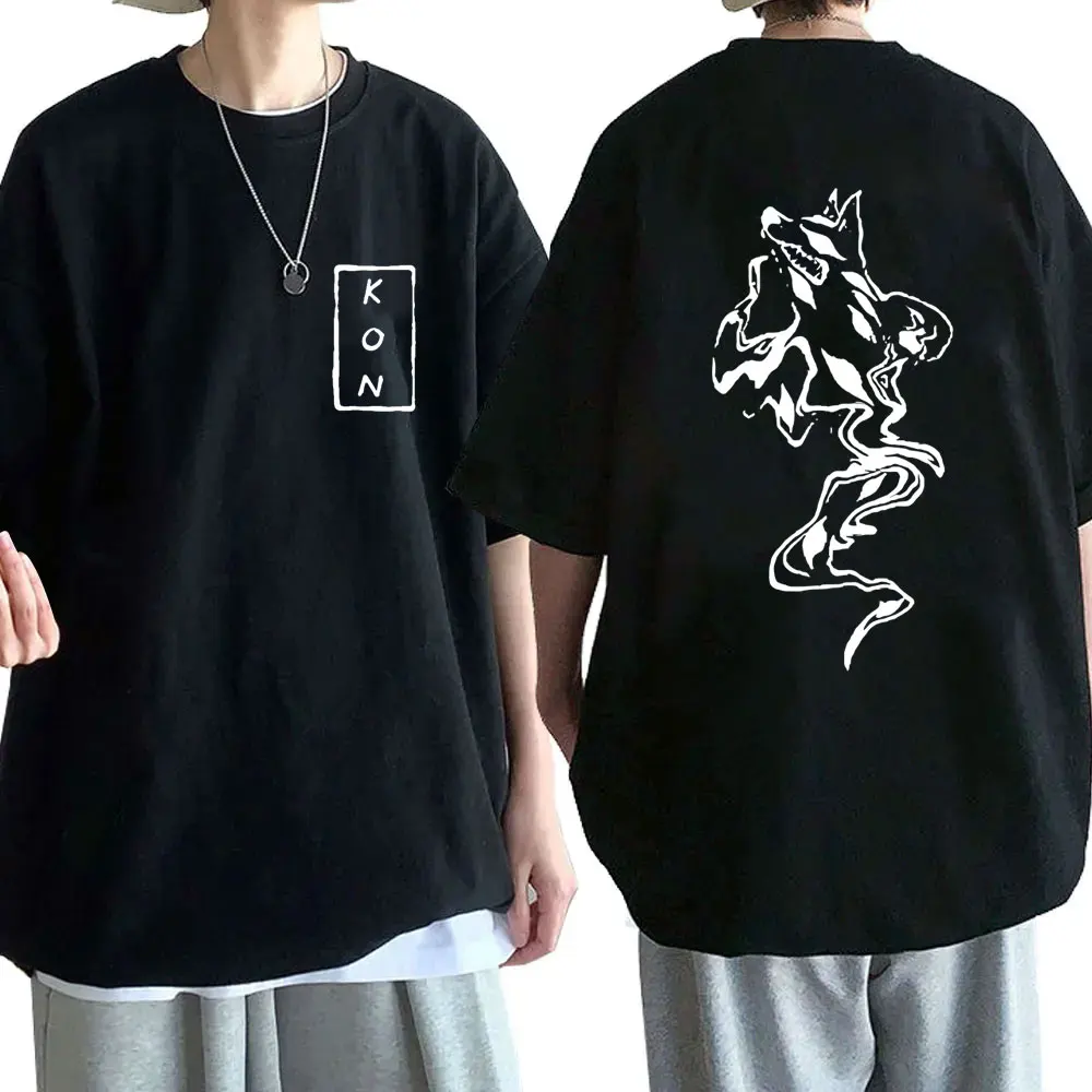 

Anime Chainsaw Man T Shirts Hayakawa Aki Fox Devil Kon Graphic Short Sleeve Men's Women's Manga Fashion Oversized T-shirt Tops