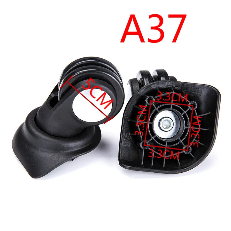 

360° Mute Luggage Wheels Replacement Hongsheng A37 for Suitcase