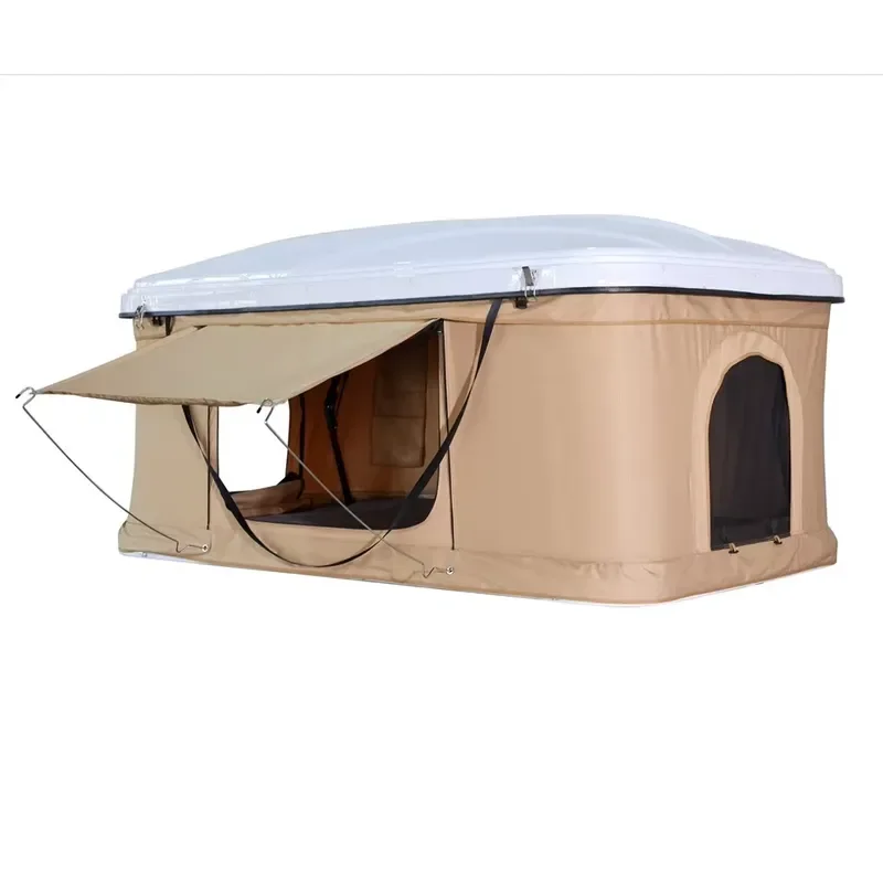 Large Aluminum Alloy Frame Rooftop Tent with 300kg Load Capacity Camouflage Style Quick Automatic Opening