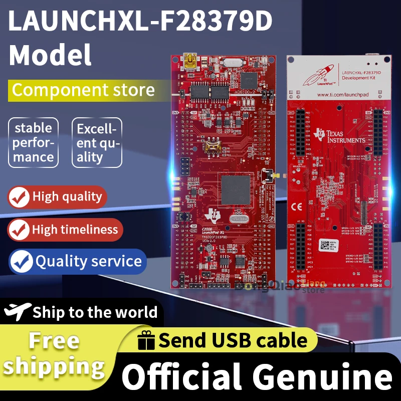 In Stock LAUNCHXL-F28379D Development Board C2000 DelfinoMCU TMS320F28379D