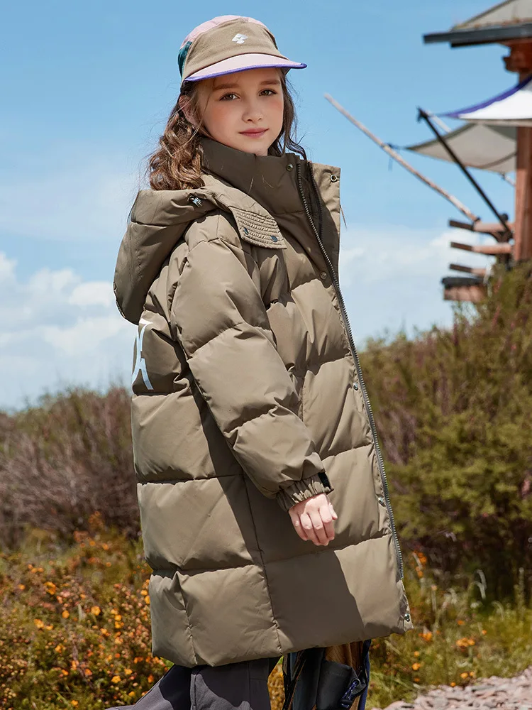 OLEKID 2025 Winter Down Jacket For Children Girl Thick Warm Long Teenage Girl Jacket Coat 5-12 Years Kids Parka Outerwear Coat