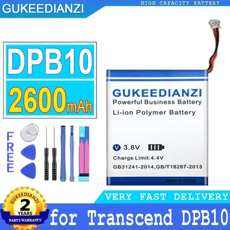 

Аккумулятор большой емкости для Transcend DPB10 Performance 2600 мАч