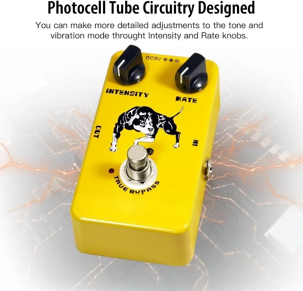 دواسة تأثير محبوب قديم أمبير دوائر كهروضوئية اهتزاز لتأثير الجيتار الكهربائي - الالتفافية الحقيقية (JF-09) #3