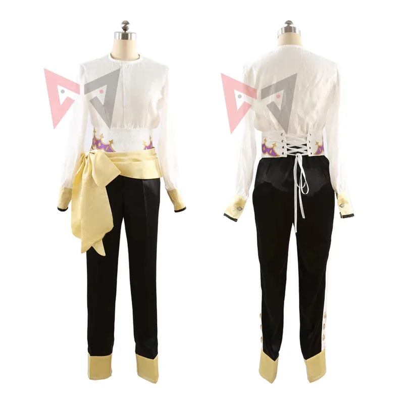 새로운 앙상블 별 Esupuri 코스프레 의상 셔츠 코트 바지 허리띠 세트 게임 파티 맞춤 제작