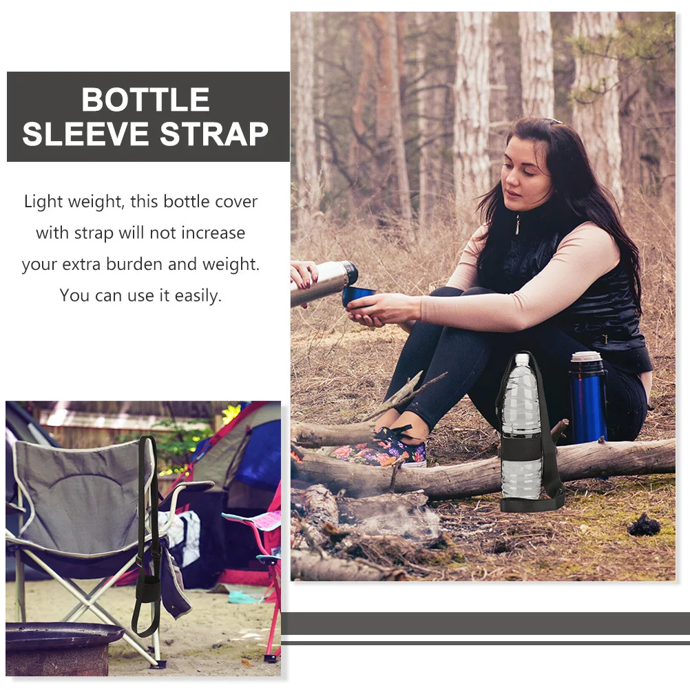 

Bottle Strap Water Bottle Sleeve with Strap Scratch Resistant Easy to Use for Outdoor Activities Hiking Biking Picnic