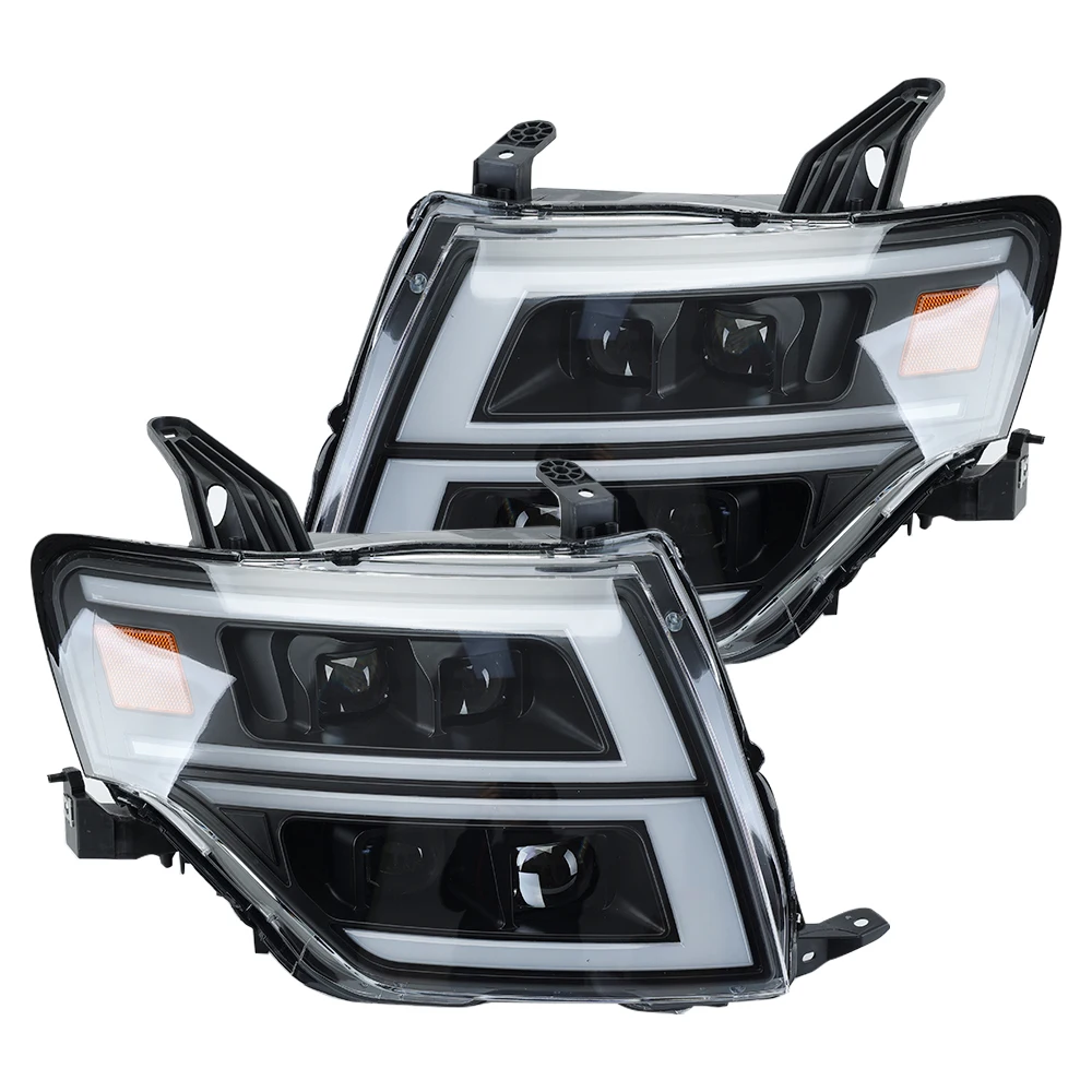 

DRL Daytime Running Lamps Headlights for Pajero V93 V97 Montero 2006-2020 Dynamic Turn Signal Lights Waterproof Car Assembly