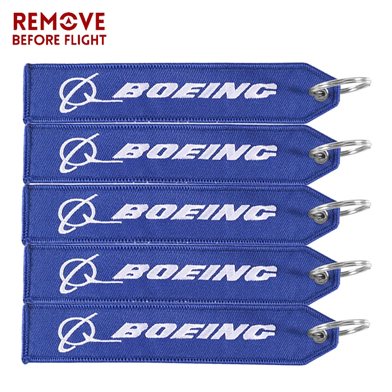 5 PCS AIRBUS BOEING Keychain OEM Embroidery A320 Aviation Key Ring Chain for Aviation Aircrafe Travel Fashion Gift