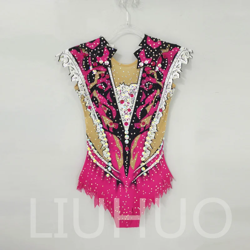 

LIUHUO Rhythmic Gymnastics Leotard Competitive Cheerleading Performance For Children