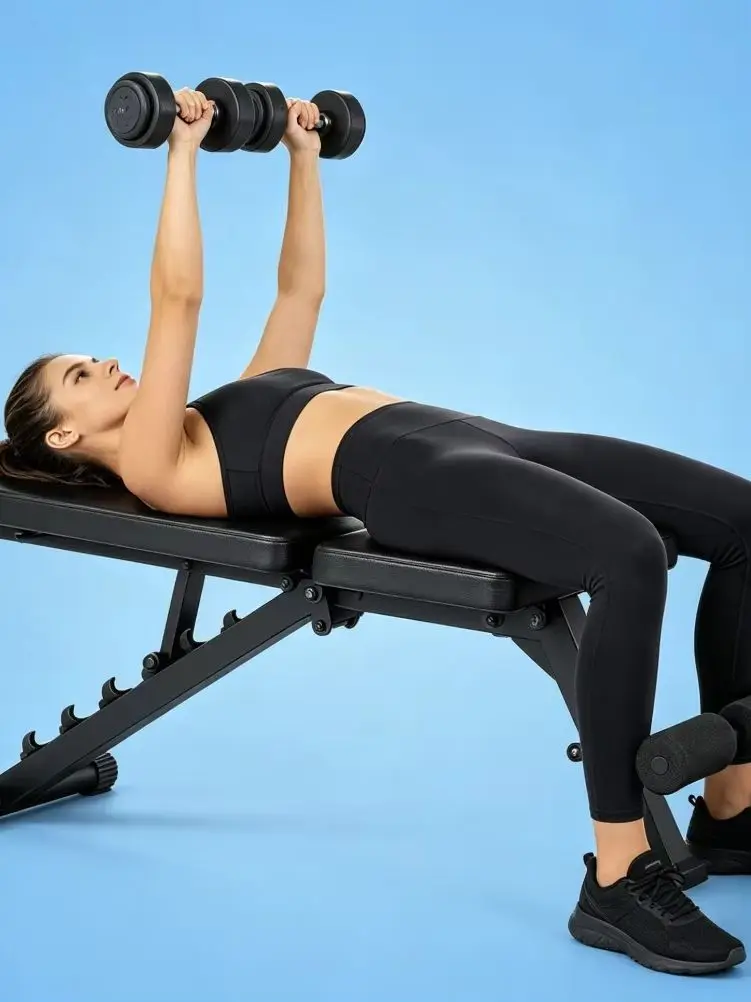 Adjustable Roman Chair Hyperextension Bench, 5mm Thick Steel Frame 660LBS Static Load 330LBS User Weight Capacity with 2 Resistance Bands Multi-Position Adjustment Suction Cup Anti-Slip Base for Home Gym Full Body Strength Training