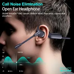 Oleap Pilot Sound P200b  Pro  Open Bluetooth Headset not in  Ear Business Commuting Running Sports Ear Hanging Wireless Headset
