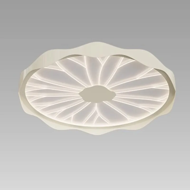 

Personalized lotus leaf bedroom ceiling light, modern and simple full spectrum eye protection book room living room light