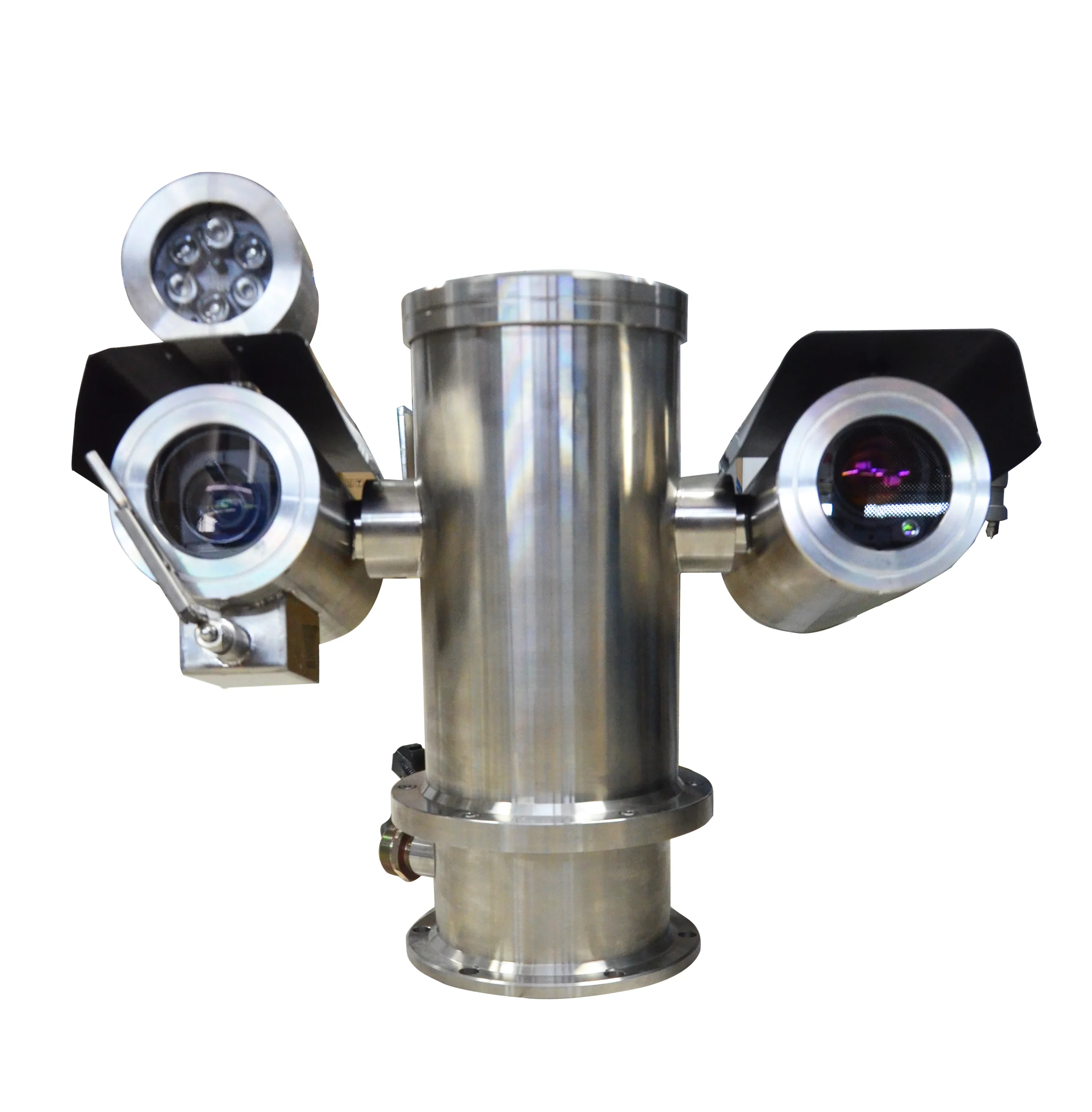 PTZ scanning methane telemetry system equipped with computer monitoring methane analyzer