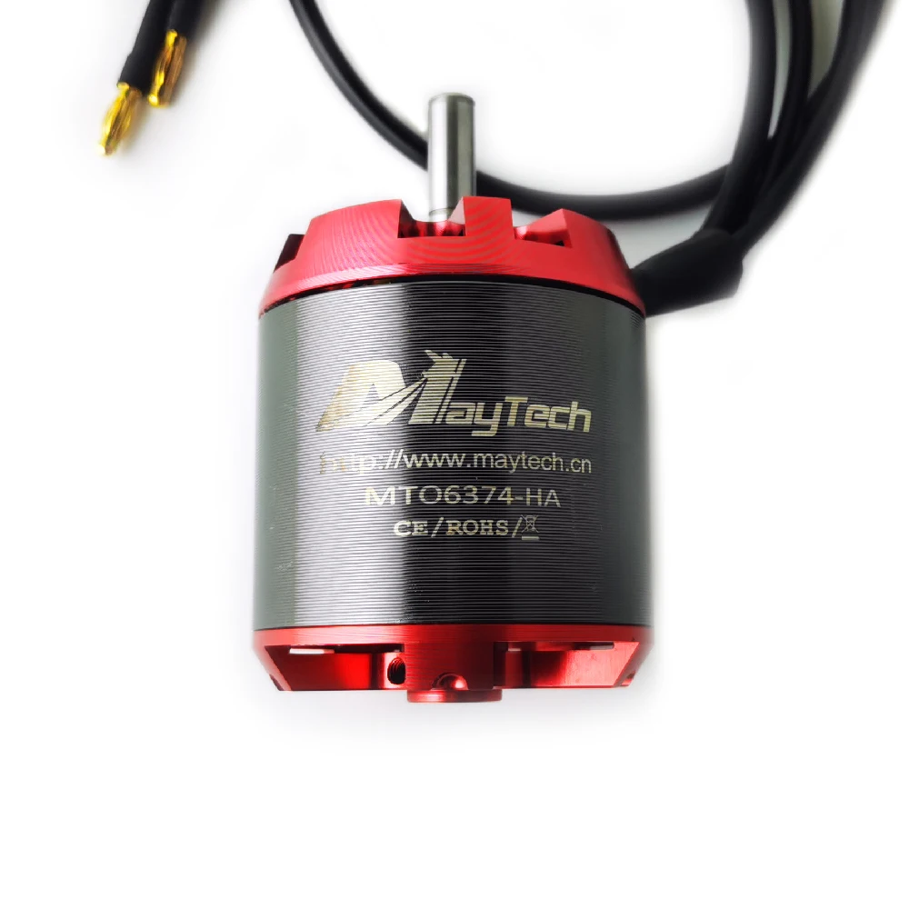 Maytech High Efficiency Brushless Motor 6374 190KV 8mm Shaft Sensored Motor For Cable Camera Electric Skateboard Longboard