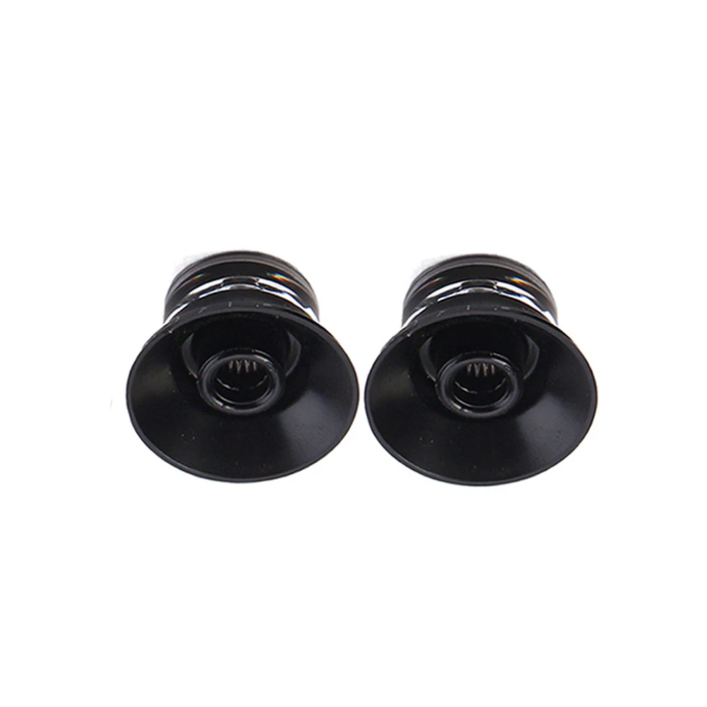 

2 Pcs Electric Guitar Knob Tuners Black Control Knobs Cap Volume Tone for Parts