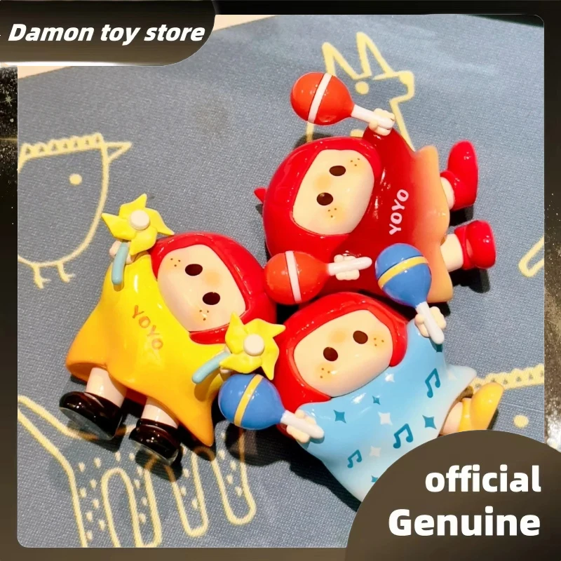

Genuine Yoyo Tilted Head Collection Series Blind Box Toys Kawaii Anime Action Figure Surprise Mystery Box Dolls Halloween Gift