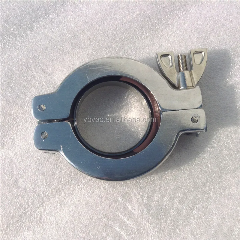 Semiconductor & Laboratory Vacuum Sealing System Aluminum Vacuum Clamps with Stainless Steel Centering Rings Metric Measurement