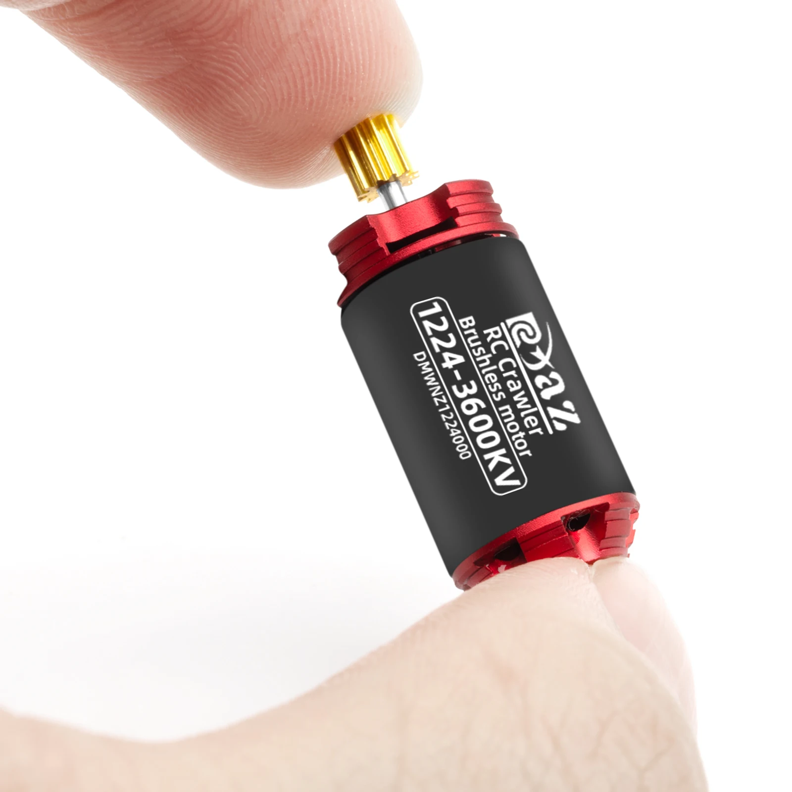 RC مقاوم للماء 1224 فرش السيارات Outrunner 4000kv 3600KV علبة تروس محرك صغير ل RC الزاحف سيارة محوري SCX24 WPL FMS FCX24M