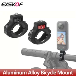 Aluminum Bike Handlebar Mount Bicycle Metal Base for Gopro Hero 13 12 11 10 9 8 Insta 360 X4 X3 DJI Osmo Action 2 3 4 5 Camera