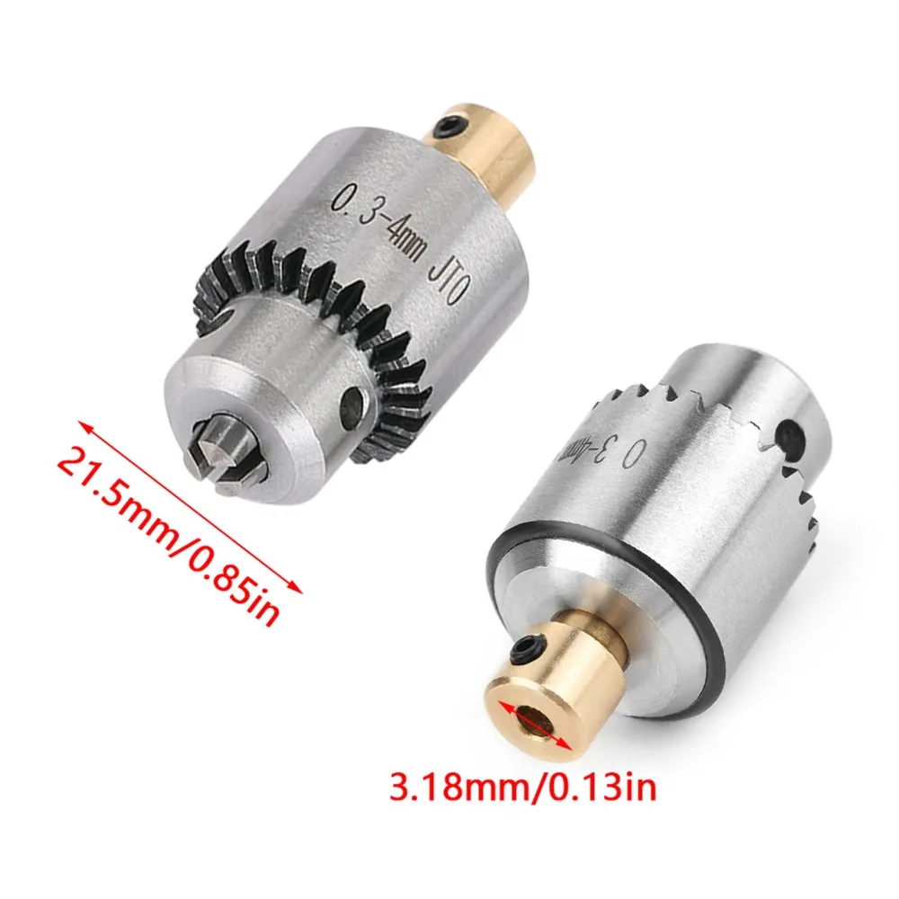 0.3-4mm Mounted Drill Chuck Chuck Key Wrench Included Micro Drill Chuck Precision Design JTO Taper Taper Drill Chuck For Lathe