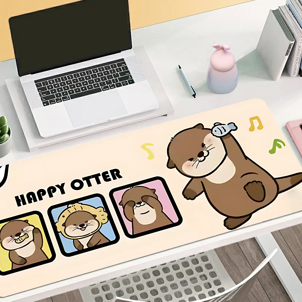 Little Otter Mousepad Mousepad New Arrivals Large Gaming Mousepad L XL XXL Gamer Mouse Pad Size For Keyboards Mat