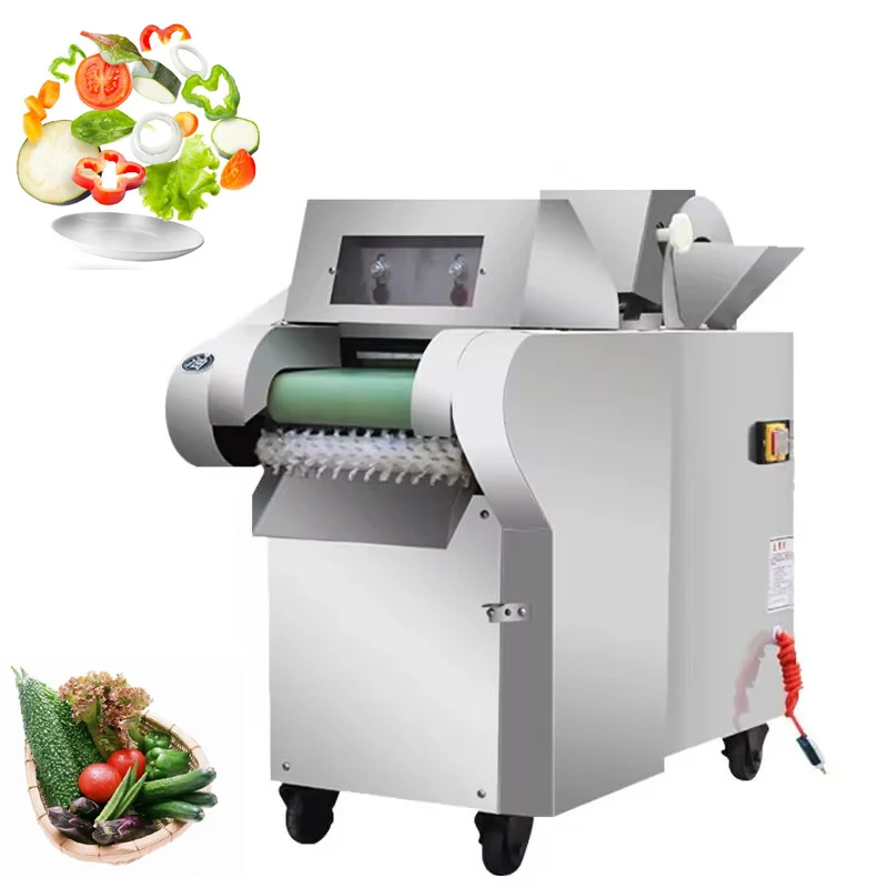 High Quality Multifunction Onion Cutting Machine Small Business Fruit Vegetable Chips Chopper Slicer Dicer Machine