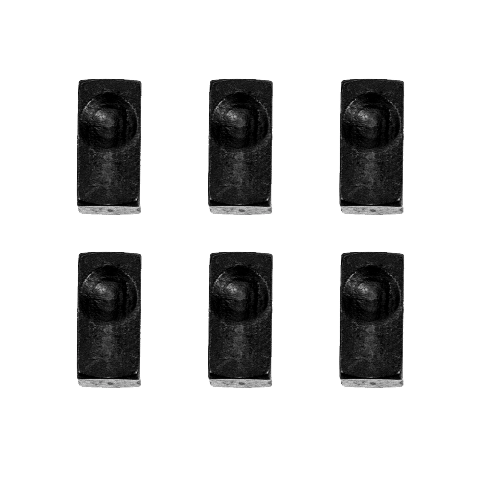 

6 Pcs Electric Guitar Tremolo Bridge Saddle Insert Clamp Metal String Locking Block Guitar Accessories Precision Construction