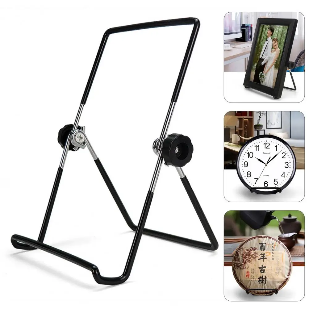 Magazine Display Stand Adjustable 160-degree Dish Rack Plate Bowl Picture Frame Photo Holder Display Stands Home Decor