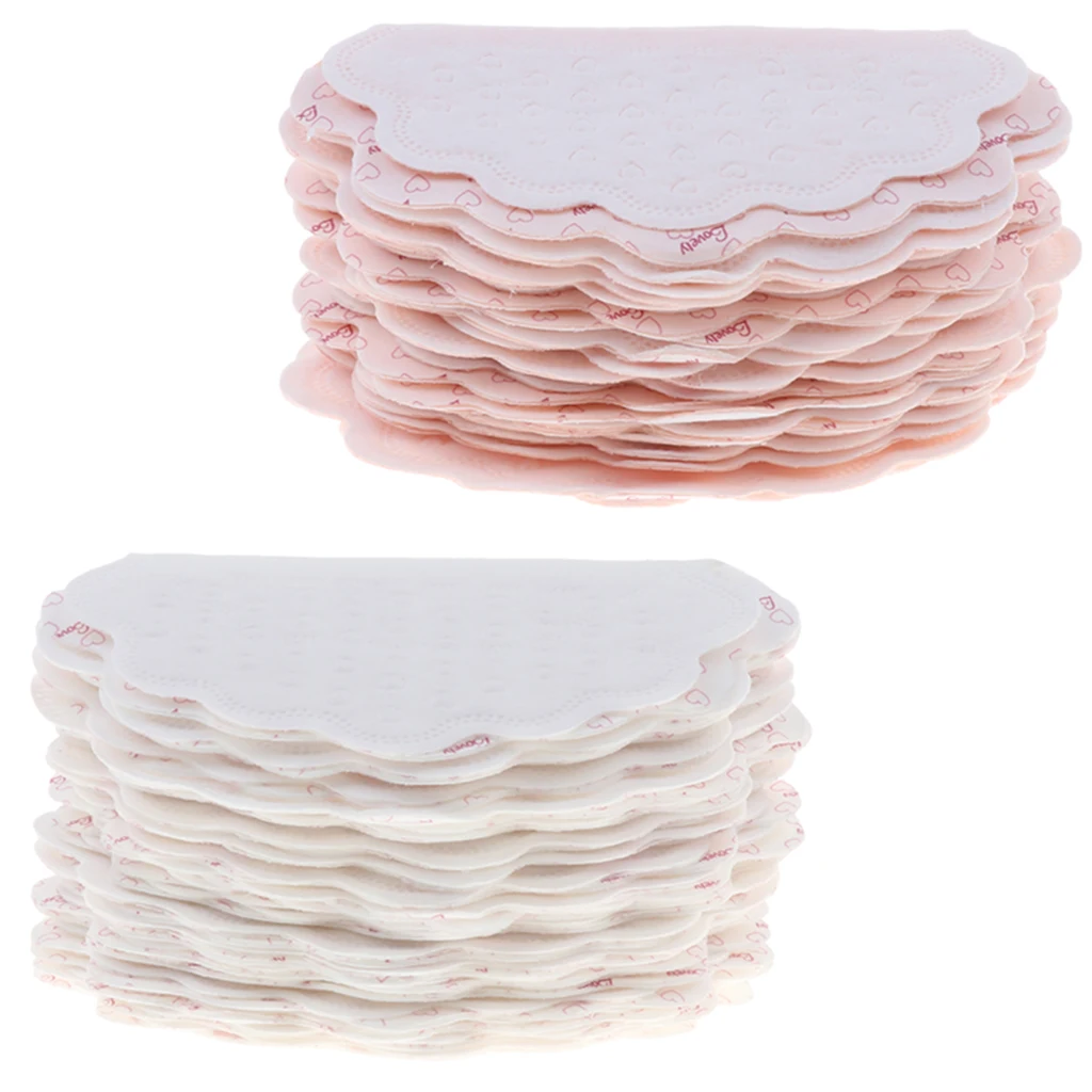 일회용 겨드랑이 땀 패드 20개 편안한 흡수성 드레스 겨드랑이 가드