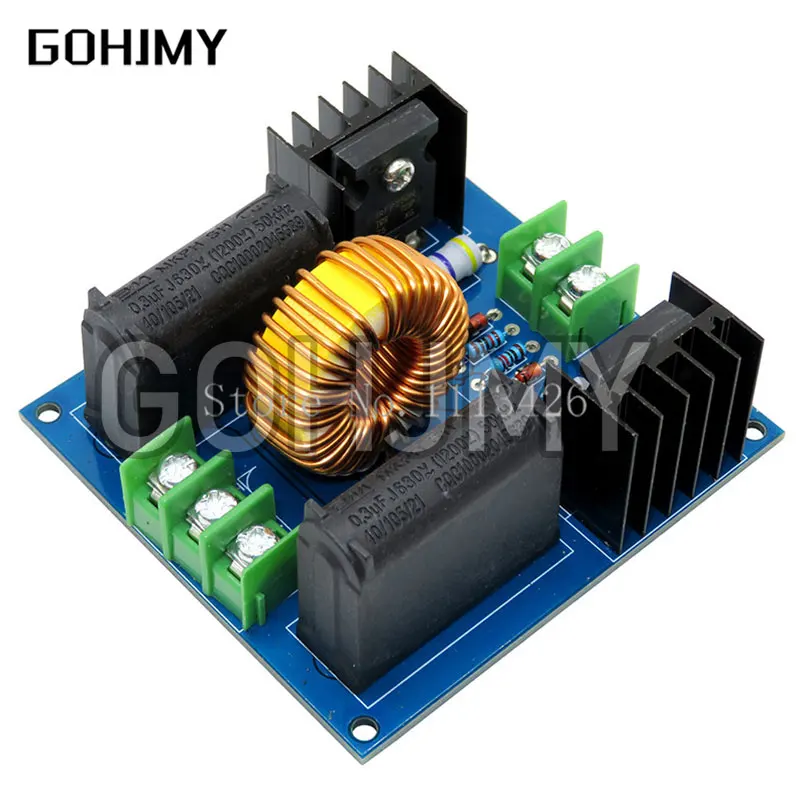 ZVS DC 12-30V 30-50KHz Induction Heating Driver Board High Voltage Generator Circuit PCB Induction Heating Board Module