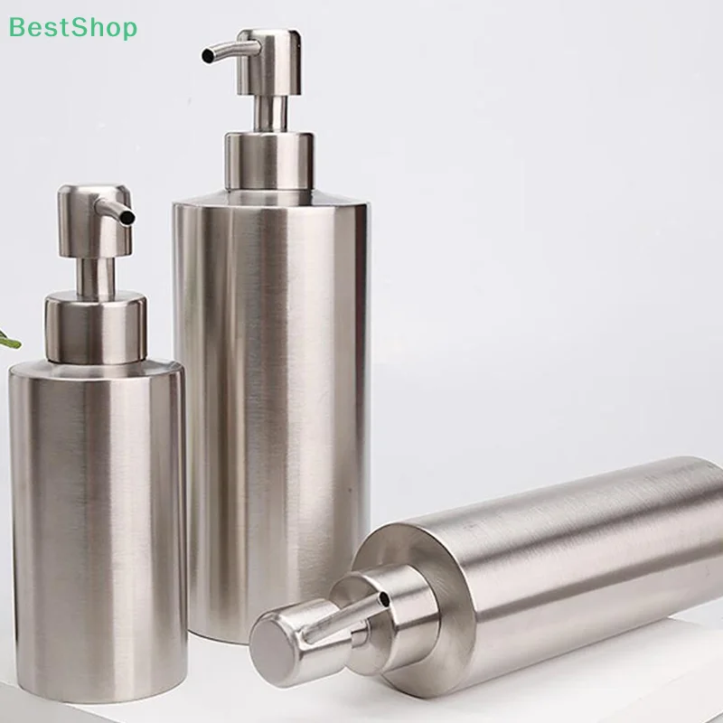 Stainless Steel Hand Wash Dispenser Portable Anti-rust Replacement Refillable Washable Reusable Stylish Home Bathroom Bottle