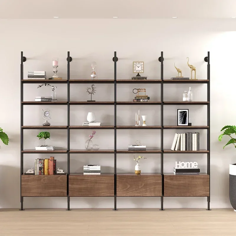 Modern Design Shelf Bookcases Organizer Save Space Storage Bookcases Organizer Living Room Home Furniture Rayonnages LLBC