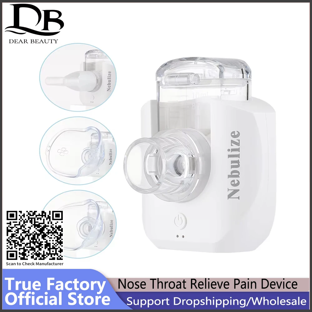 Nose Oral Cavity Throat Relieve Pain Device Massager Steaming Rinse Washing Portable Handheld Home USB Charger Adult Kid