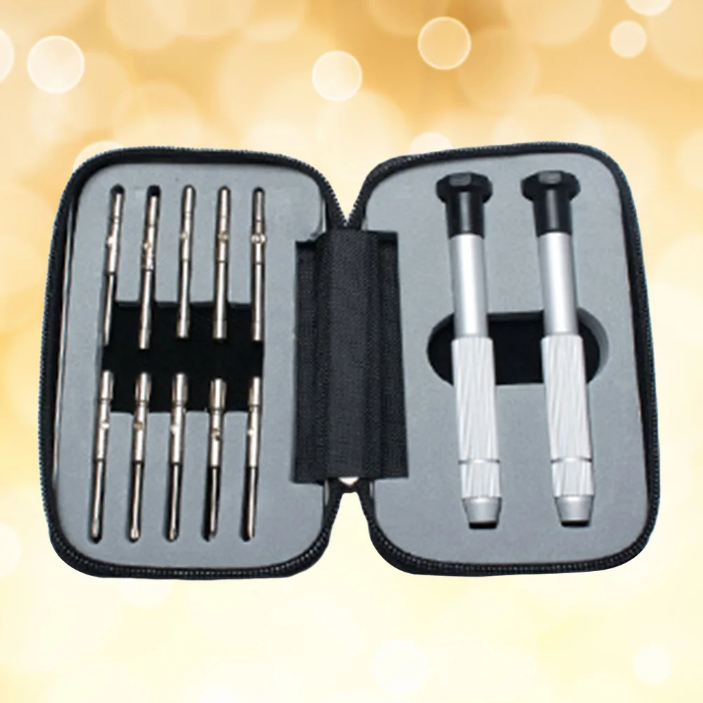 

12pcs Eyeglasses Repair Kit Screwdriver Set With Nose Pads Ear Hooks For Glasses Frame Sunglasses Watch Jewelry Tools