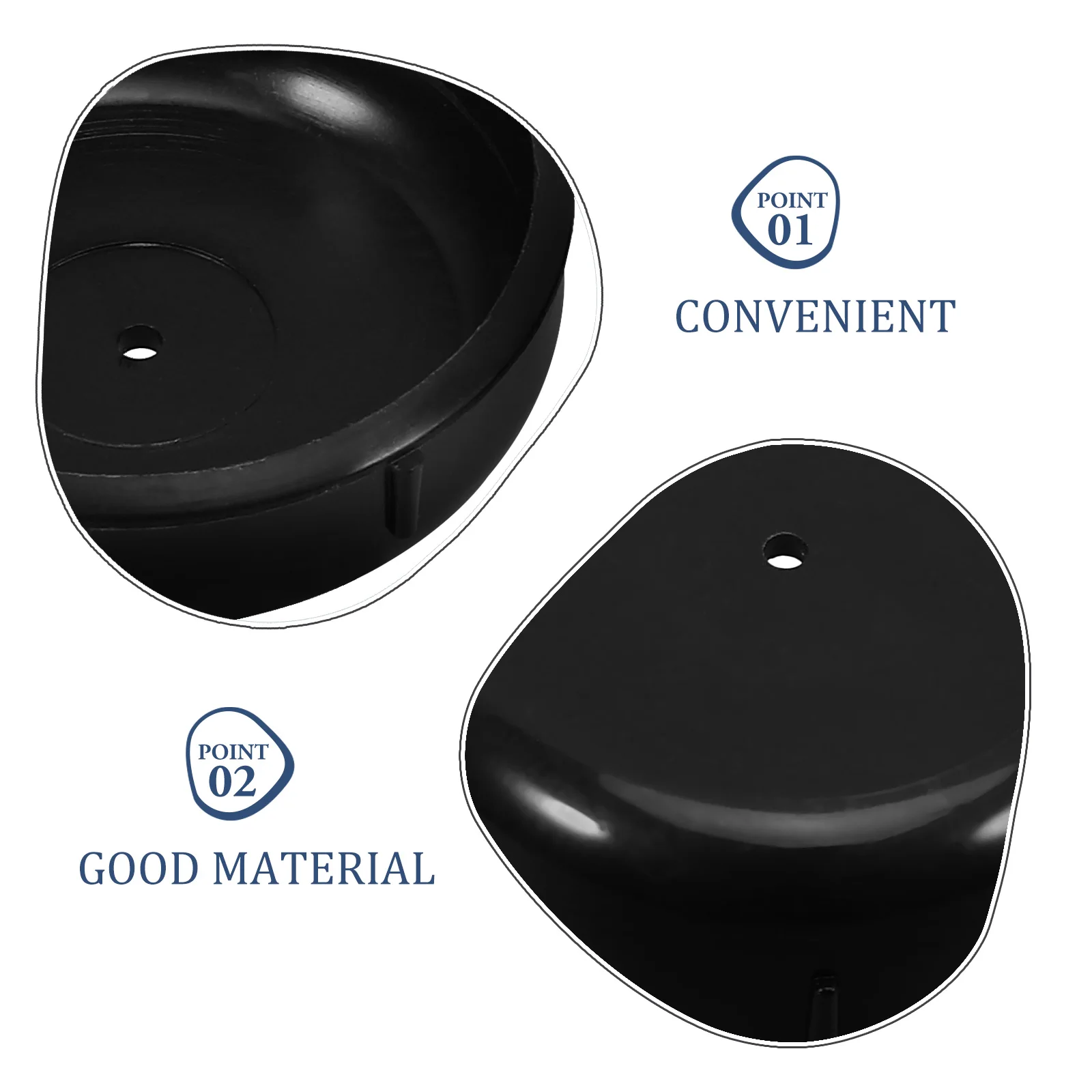 

32Pcs Anti Slide Furniture Foot Pads Strong Round Furniture Caster Coasters for Tables Chairs Stools Floor Protection