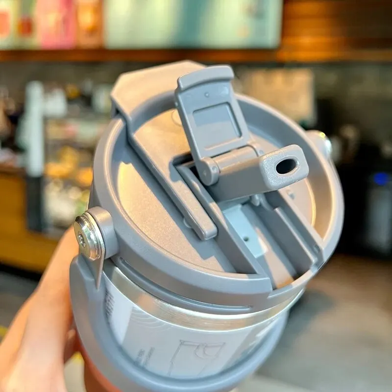 

New Coffee Cup With Double-Layer Insulation And Cold Insulation Portable Ice Cream Cup Large Capacity Stainless Steel