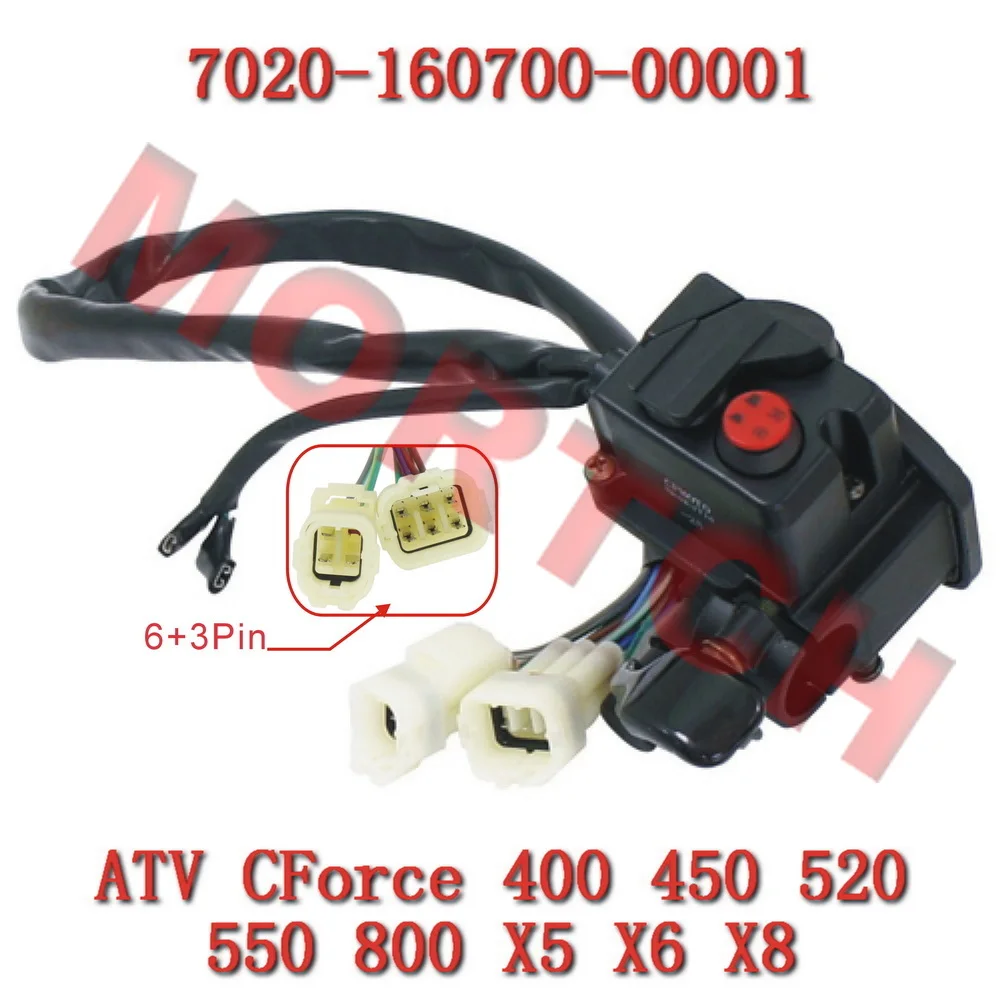 Handlebar Switch RH For CFMoto ATV Accessories 7020-160700-00001 CF500 X5 CF500ATR CF500AU CF Moto Part