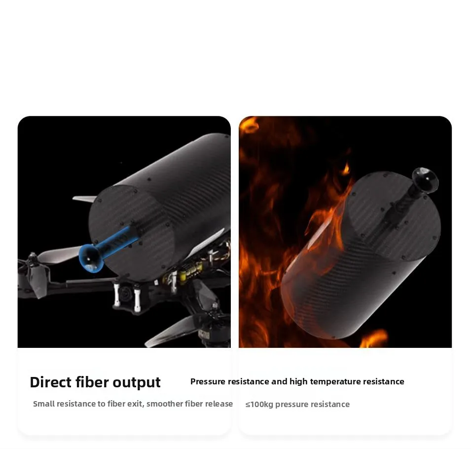 FPV Fiber Optic Separating Digital Video Data Module Wired Signal Transmission Paired With Fiber Optic Cycle Test For FPV Drone