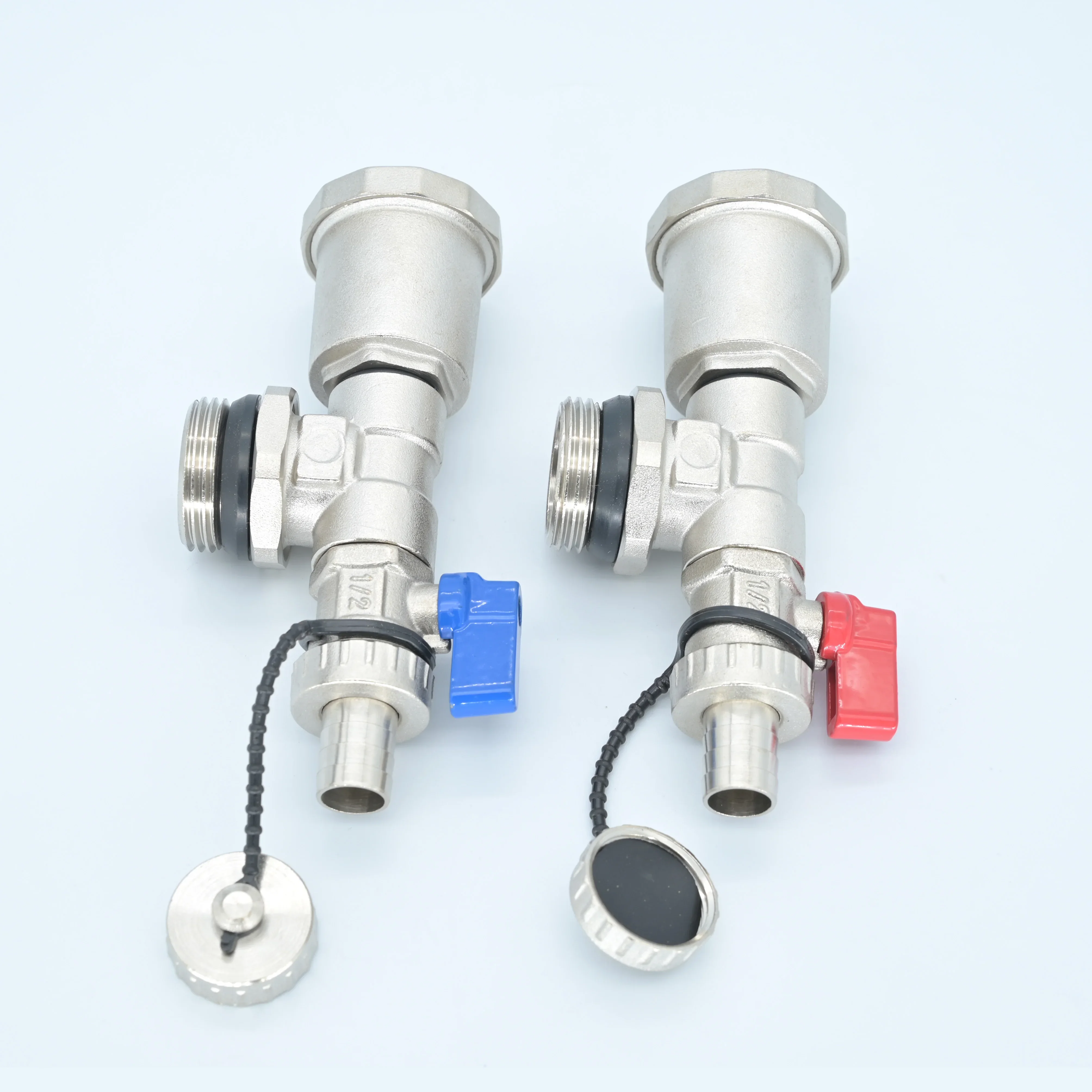 

One Set/ DN25 Brass End Part with Air Vent Valve,Drain Valve