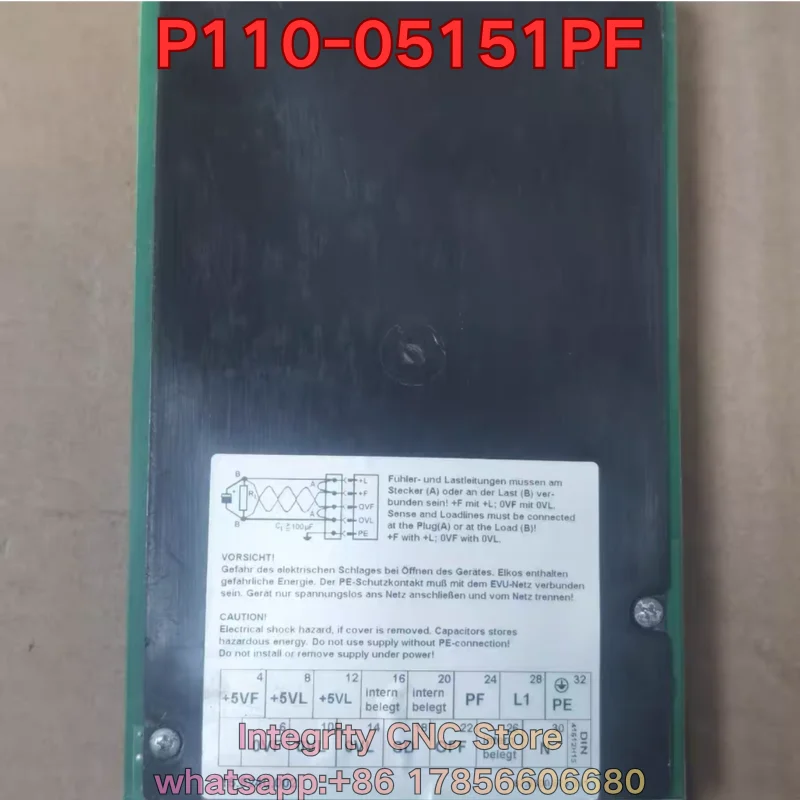 Second-hand  P110-05151PF PLC module function test is normal