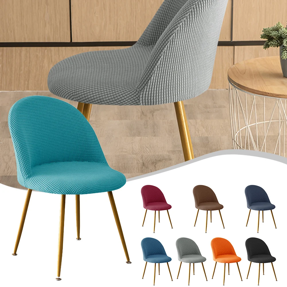 Duckbill Chair Cover Anti Wrinkle and Anti Pilling Protect Your Dining Chair from Water Accidents Multiple Color Options