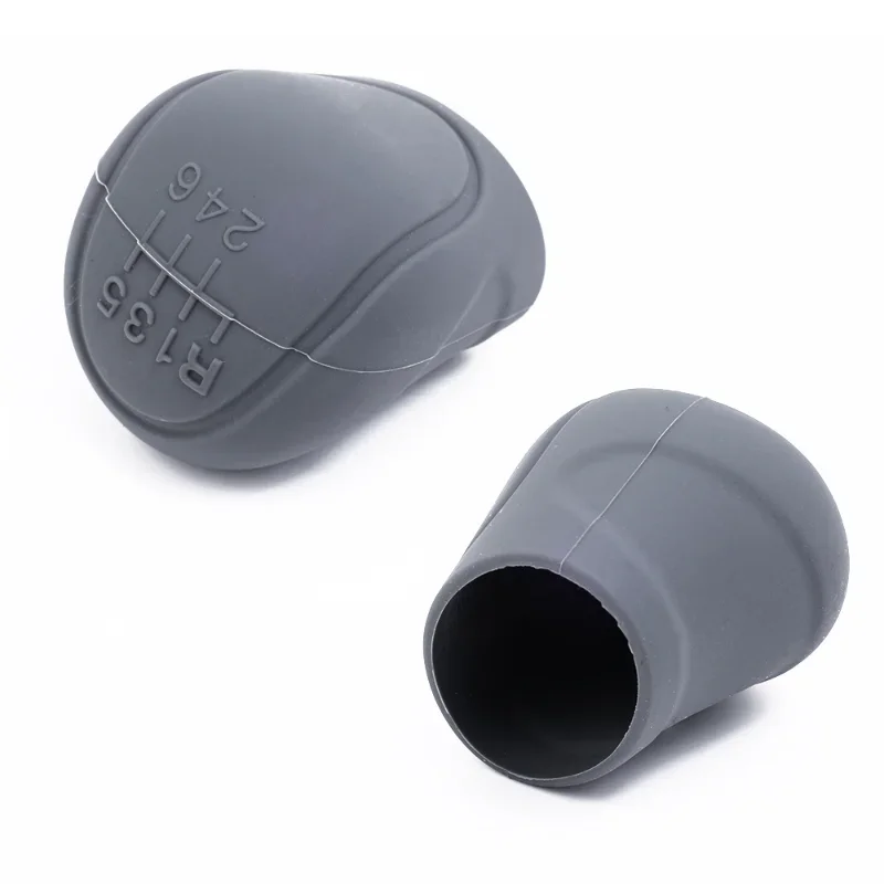Car Silicone Gear Shift Knob Cover Gear Shift Non-Slip Grip Handle Protective Covers Manual 6-speed Car Interior Accessories image 3