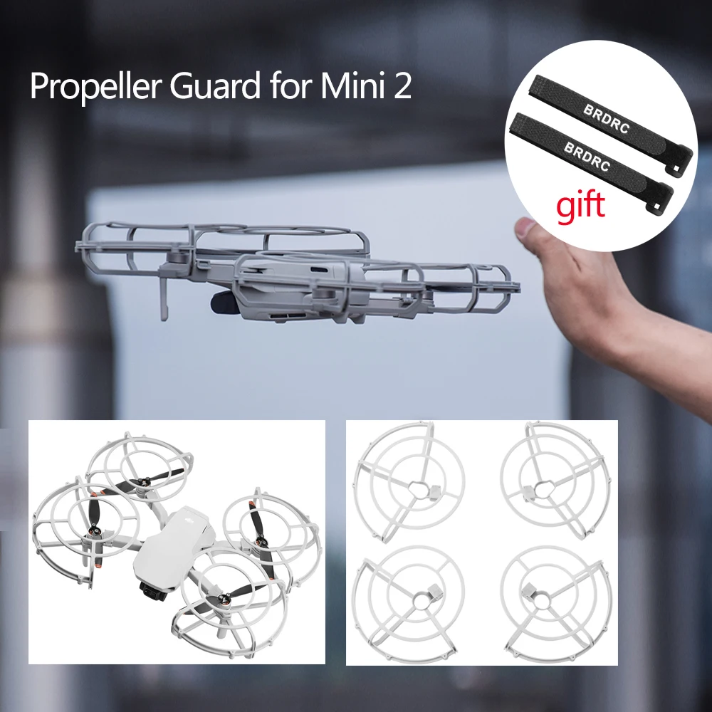 Propeller Guard for Dji Mavic Mini 2/4K/Mini SE Fully Enclosed Propeller Protector Drone 4726 Props Wing Fan Cover Accessories