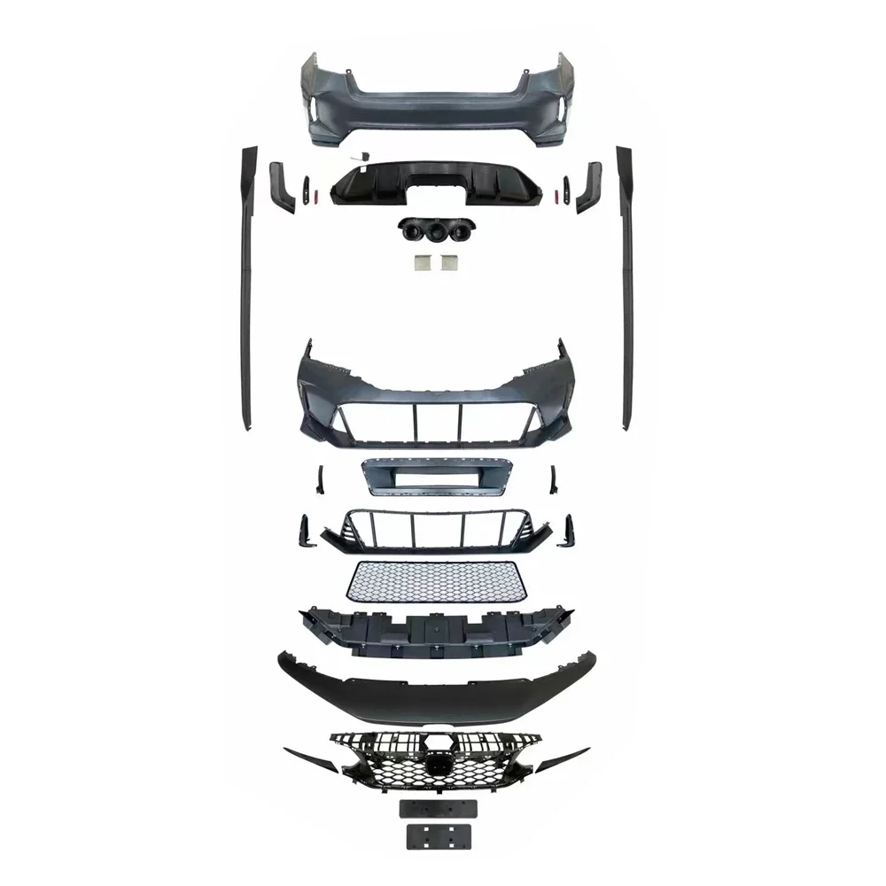 

21+ Civic upgrade to front bumper Rear Bumper Side Skirts Type-R body kit for Honda