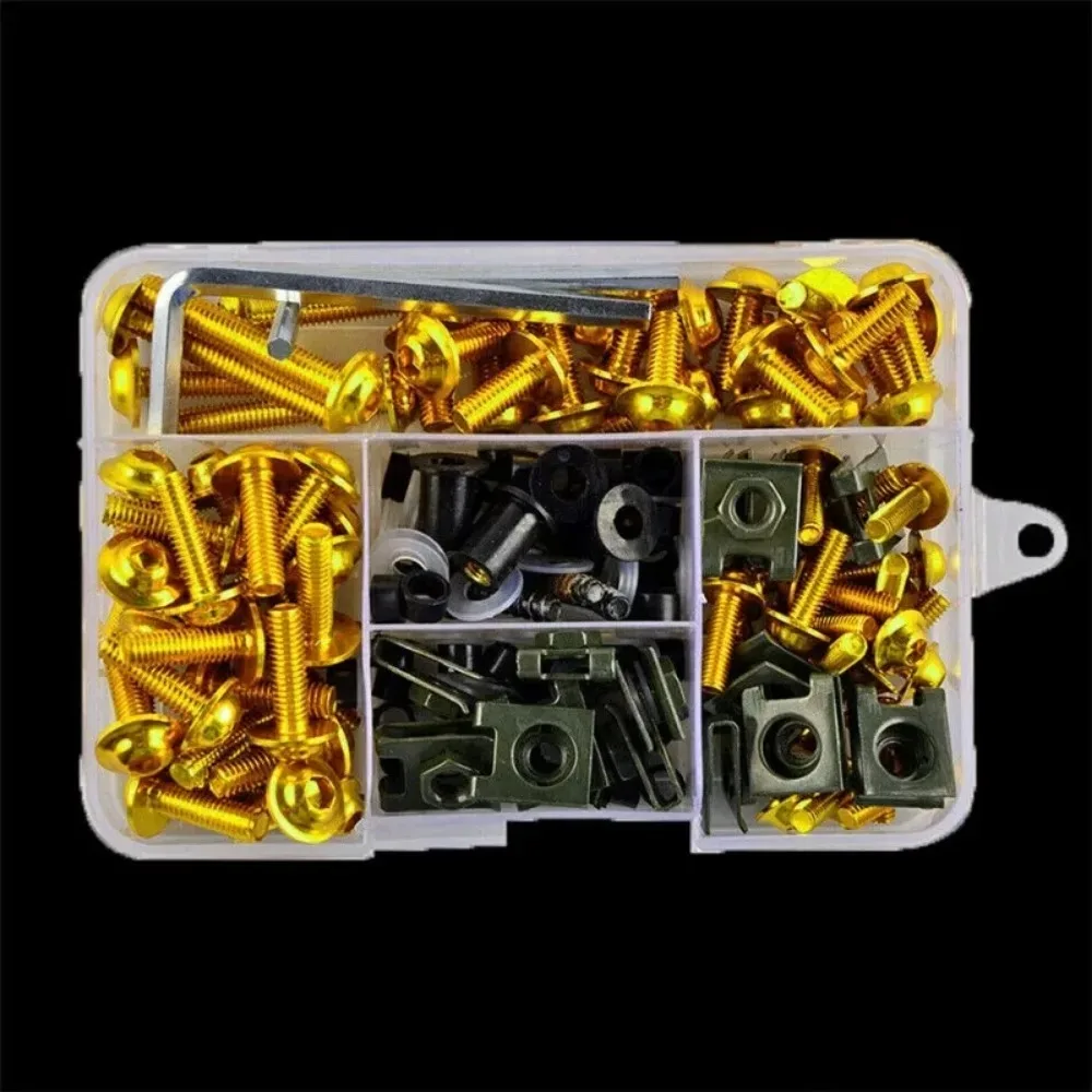 177PCS  for Motorcycle Modification Accessories Windshield Cover Set Screws Color Fairing Set Screws