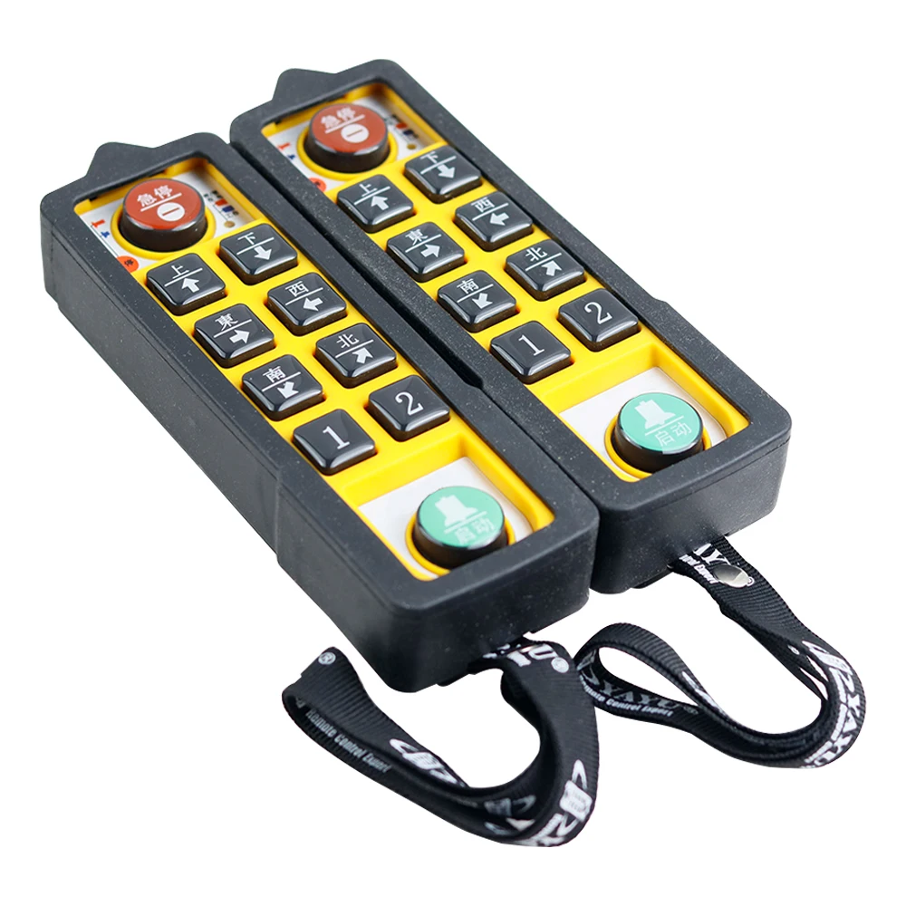 YU-8 Industrial Hoist Controller Anti-Fall Waterproof Acid Oil Resistant Crane Lift Remote Control Switch DC24V AC220V AC380V