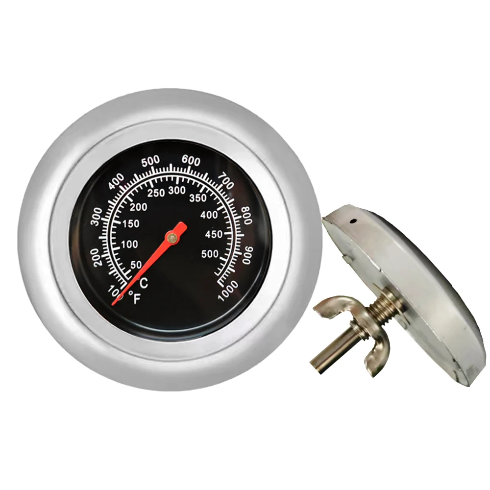 76mm 50-500 Degrees Celsius BBQ Grill Food Meat Thermometer Kitchen Cooking Temperature Test Grill Barbecue Stove Thermograph