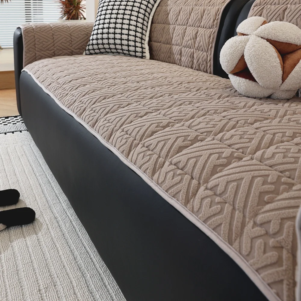 1PC Anti-Slip Sofa Pad Soft Comfortable Dust-Proof Washable Pet-Friendly All-Season Sofa Cover Protector - view 6
