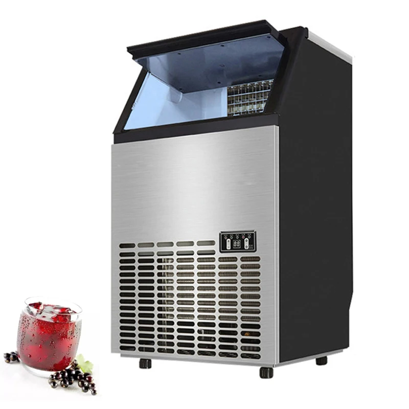 50kg / 24h Ice Maker Commercial Ice Cube Machine Automatic Home Ice Making Machine For Bar Coffee Shop Tea Shop