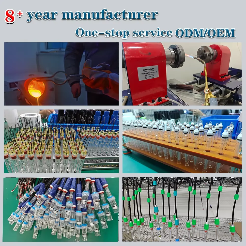 Sensor medidor de PH Industrial de calidad 2026 para tratamiento de agua Transmisor de electrodo de pH de elevación más larga