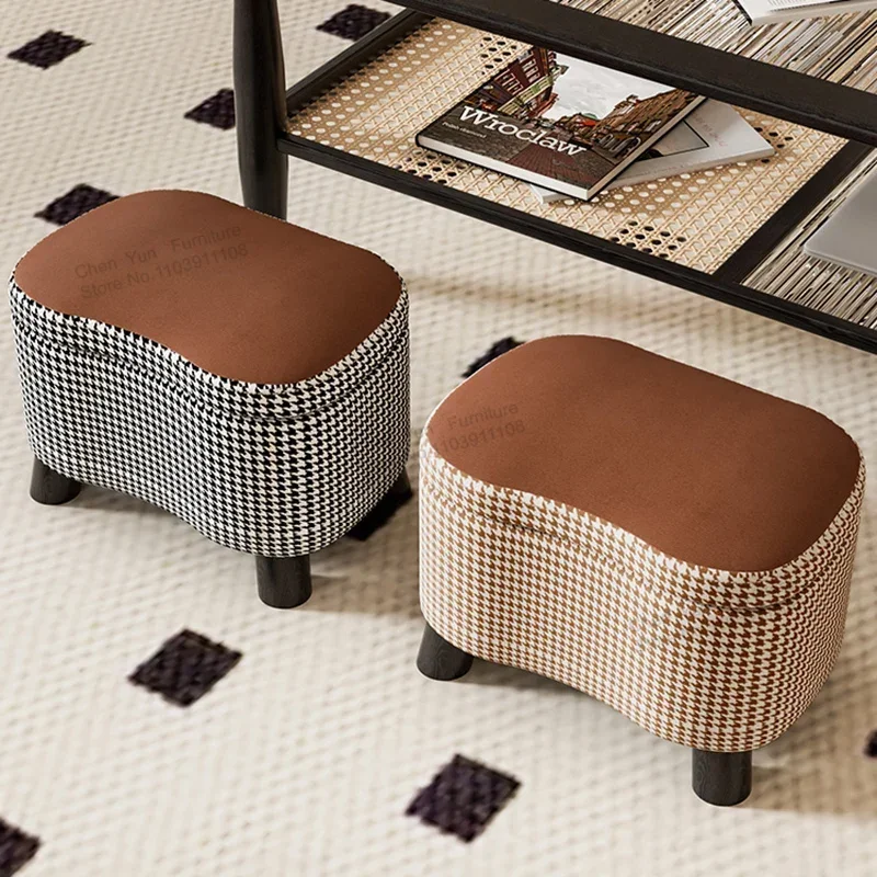 Living Room Fabric Art Storage Stool Sofa Leg Supporter Home Furniture Originality Doorway Storage Stool Tabouret De Stockage image 3